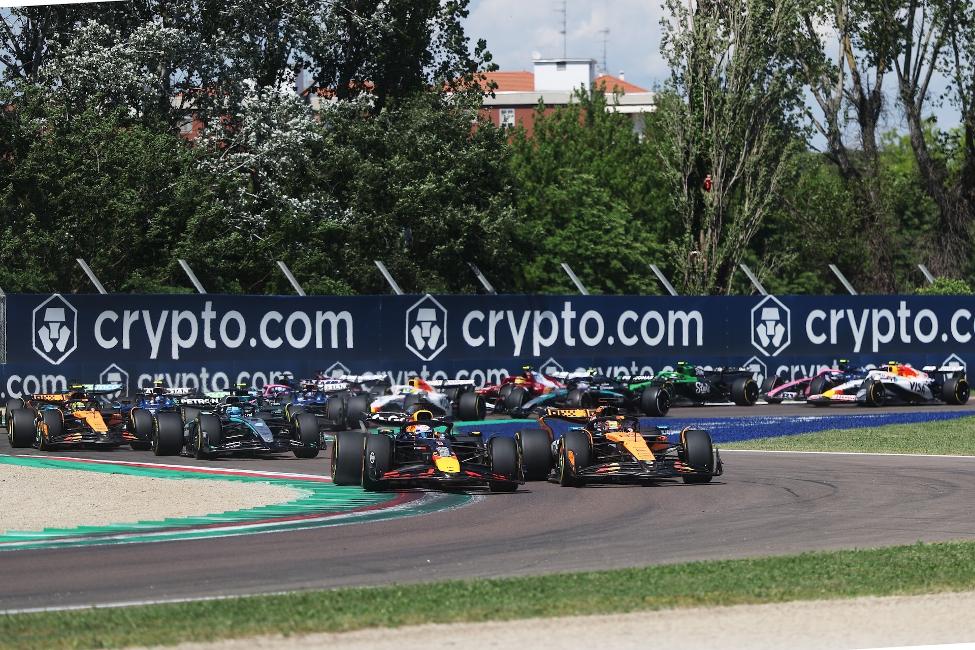La partenza del GP di Imola nel 2025 (© Red Bull Content Pool)