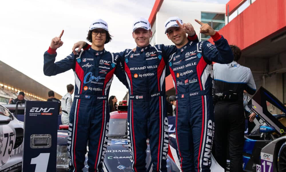 L'equipaggio United Autosports vincitore dell'ELMS 2026 in LMP2 (© ELMS)