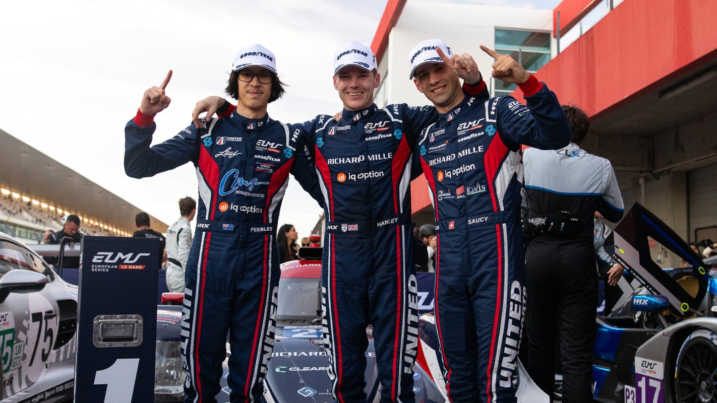 L'equipaggio United Autosports vincitore dell'ELMS 2026 in LMP2 (© ELMS)