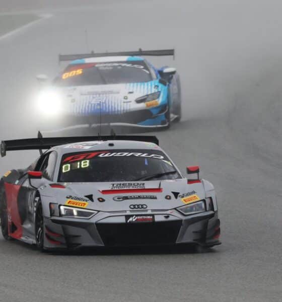 L'Audi #99 di Tresor Attempo in azione a Barcellona