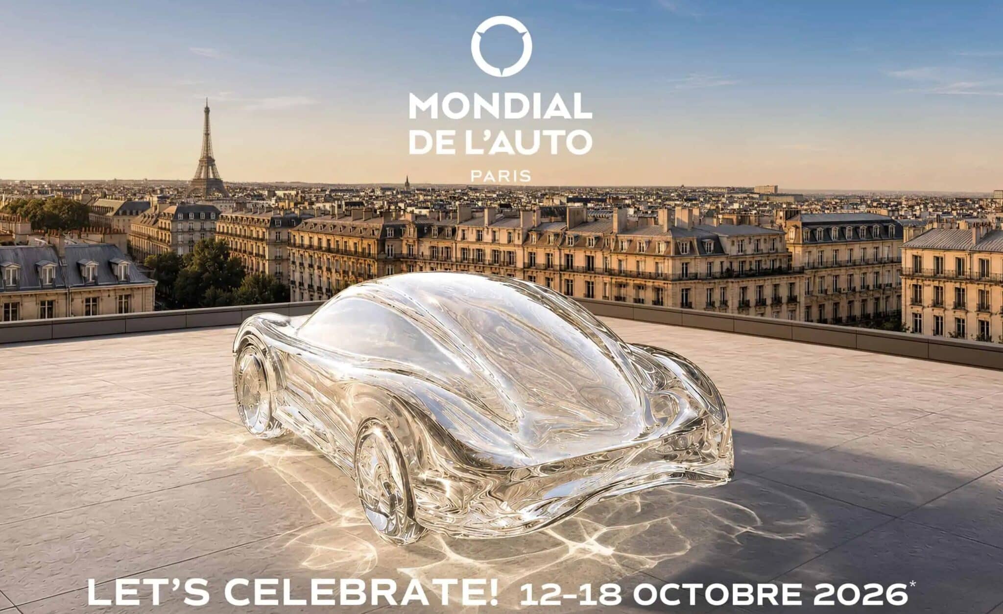 La locandina del Salone di Parigi 2026 (© Mondial Auto)