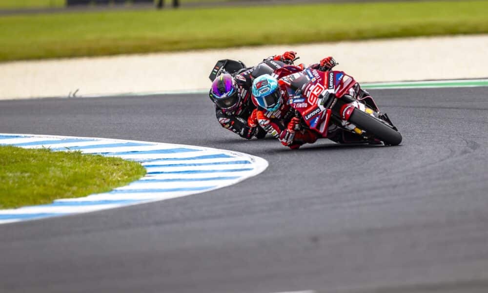Marc Marquez e Jorge Martin nella Sprint Race in Australia (© Ducati Media House)
