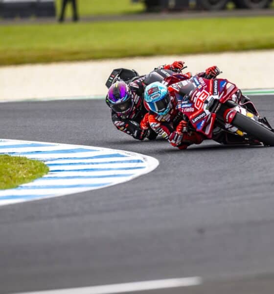Marc Marquez e Jorge Martin nella Sprint Race in Australia (© Ducati Media House)