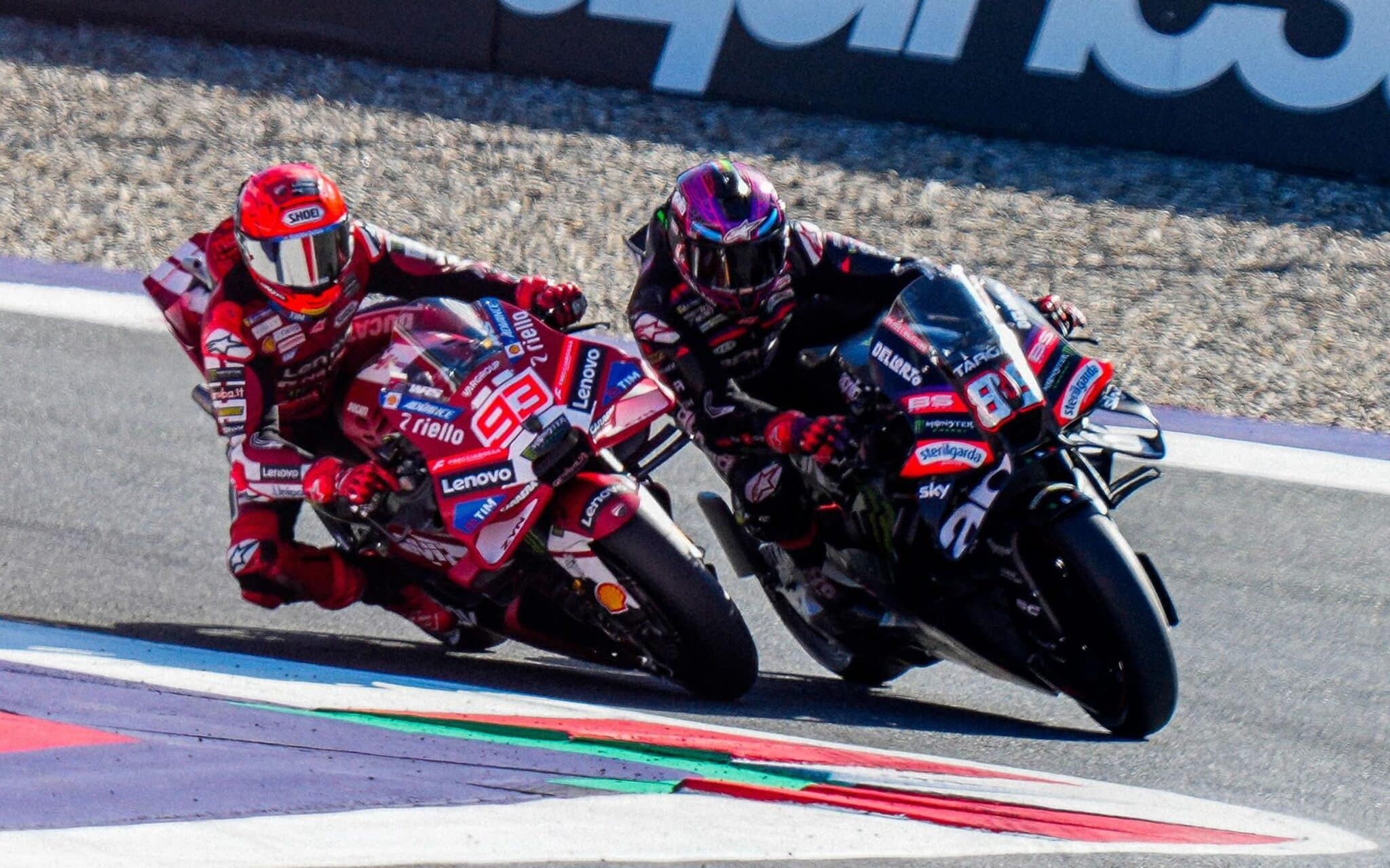 Marc Marquez e Jorge Martin