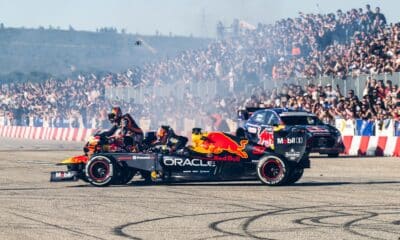 Dani Pedrosa durante un evento Red Bull in Grecia