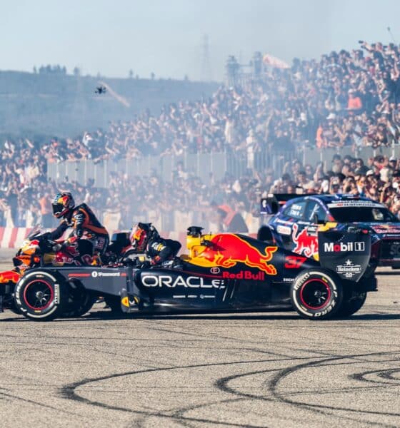 Dani Pedrosa durante un evento Red Bull in Grecia