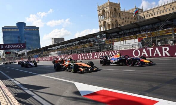 Una fase del GP d'Azerbaijan (© Red Bull Content Pool)