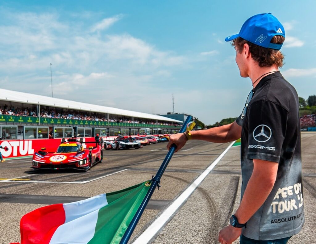 Kimi Antonelli in occasione della 6 Ore di Imola 2026 (© IG Autodromo Imola)