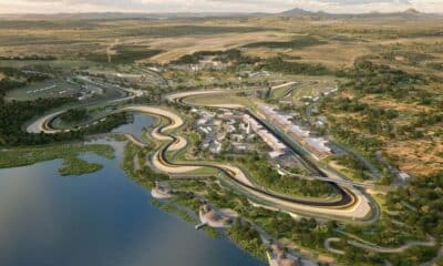Una vista aerea del RISE Motorland in Ruanda (© tilke.de)