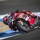 Niccolò Bulega in azione a Jerez de la Frontera